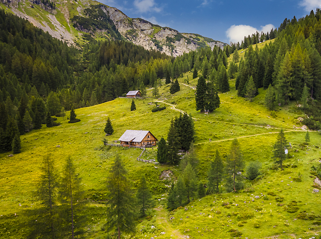 Almhütten im Salzburgerland - Urlaub in den Salzburger Bergen